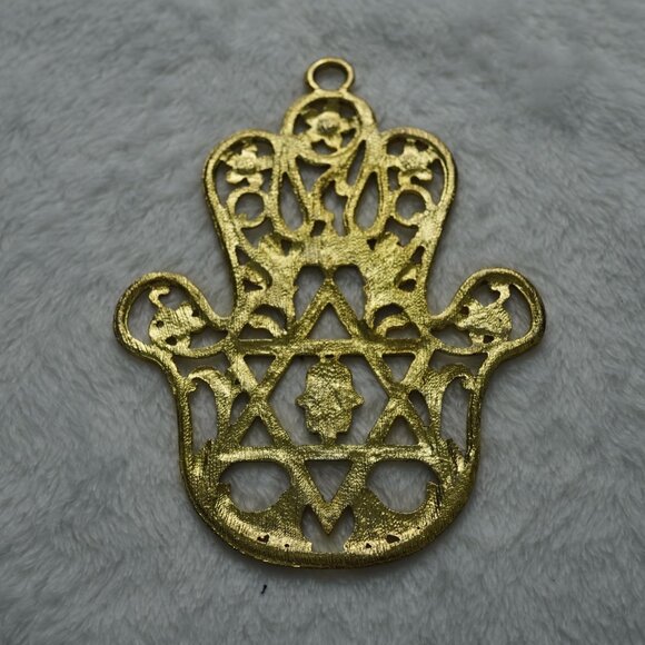 Decorative Hamsa Wall Art Hand of Fatima Mixed Designs - Picture 3 of 3